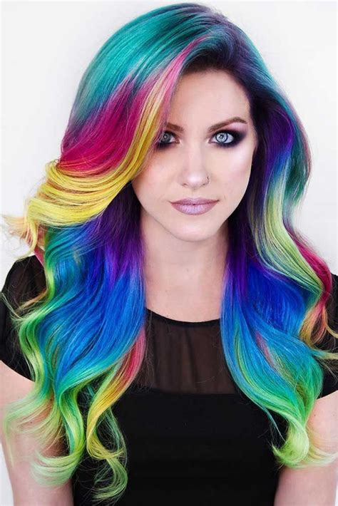 Photos Of Rainbow Hair Ideas To Consider For Artofit