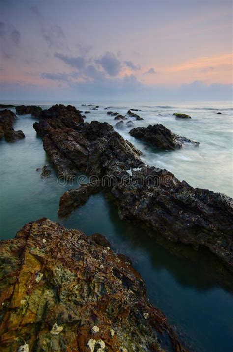 Amazing Rock Formations At Pandak Beach Terengganu Nature Composition