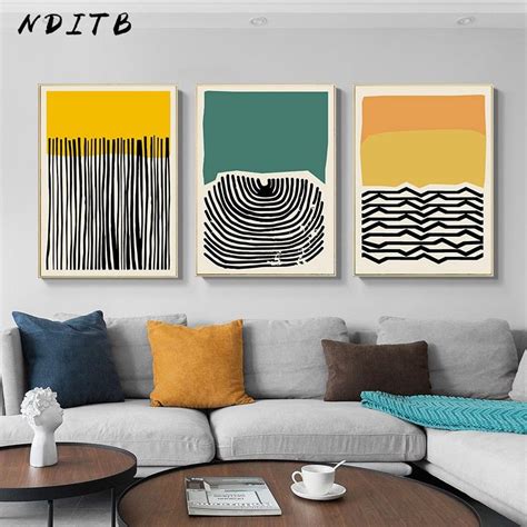 Nordic Art Nordic Decor Modern Abstract Painting Contemporary