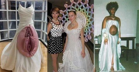 The Absolute Weirdest Wedding Dresses Ever Weird Wedding Dress
