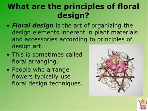 Introduction To Floral Design Floral Design Floral Design Elements
