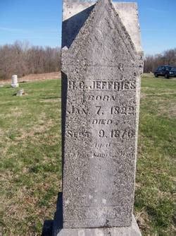 Robert C Jeffries 1822 1876 Find A Grave Memorial