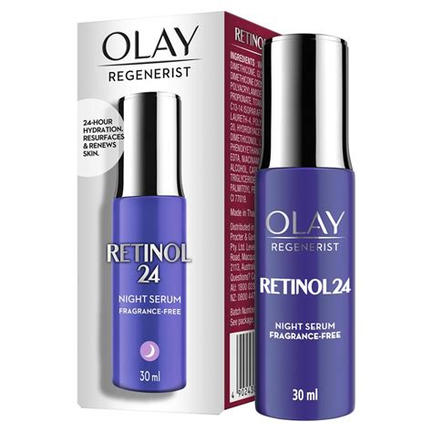 Buy Olay Regenerist Retinol 24 Night Serum Fragrance Free 30ml Online