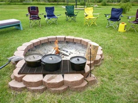 Diy Fire Pit Ideas Stacked Inground And Above Ground Designs Fire Pit Backyard Backyard
