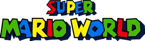 Super Mario World Logo Png Hd Fotos Png Play