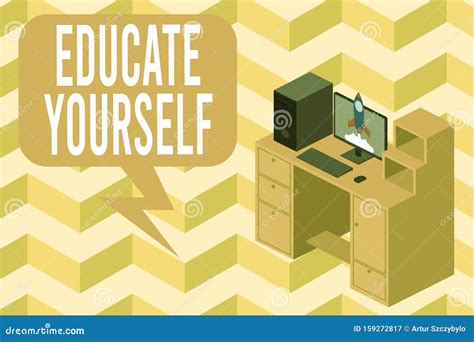 Writing Note Showing Educate Yourself Business Photo Showcasing