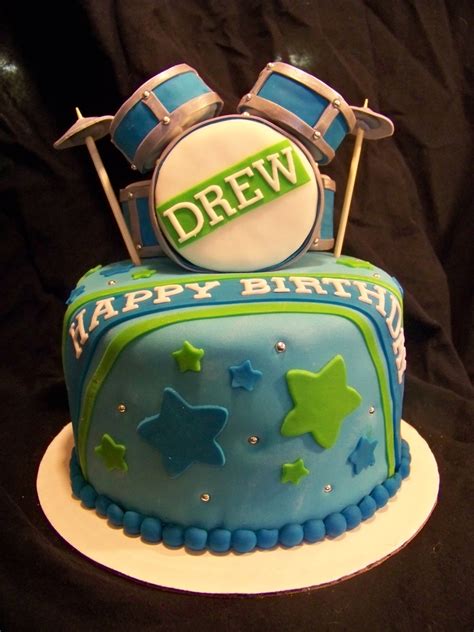 Drum Kit Cake