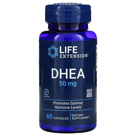 Life Extension Dhea 50 Mg 60 Capsules Iherb
