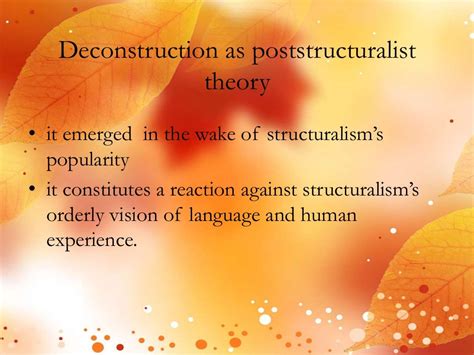 Deconstruction Literary Criticism