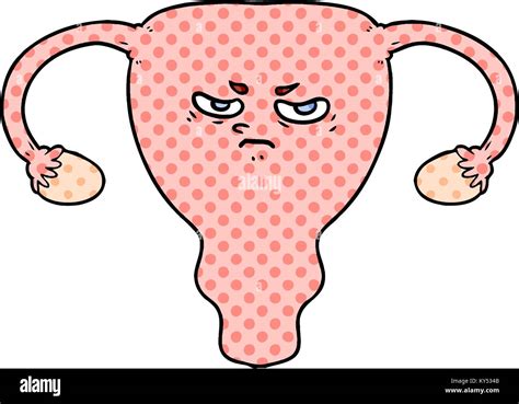 Cartoon Angry Uterus Stock Vector Image And Art Alamy