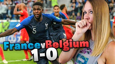 france vs belgium world cup semi final live reaction youtube