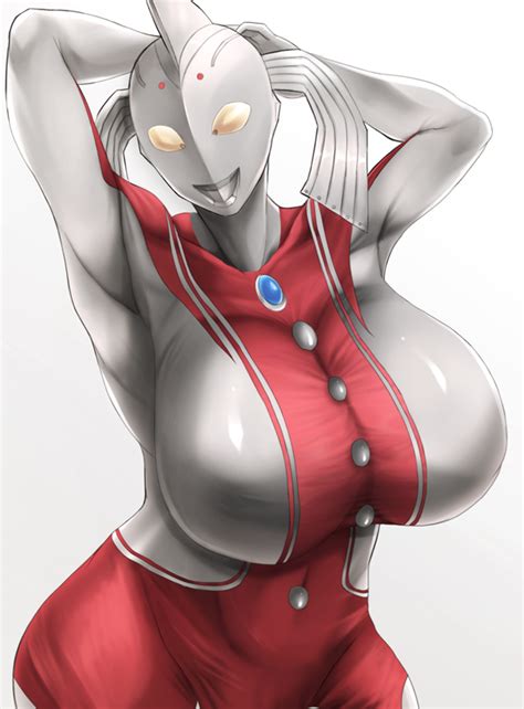 Ogura Anko Ultra Mother Ultraman Ultra Series 1girl Armpits Arms Behind Head Arms Up