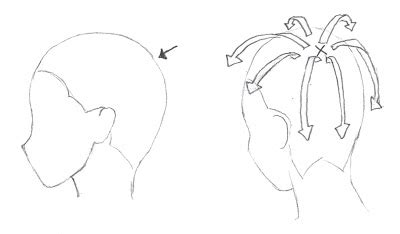 As with all styles of drawing, start with you will miss vital details if you just try to draw something out of your own head without any references. JohnnyBro's How To Draw Manga: How to Draw Manga Hair (Part 1: The Basics)