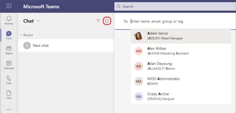 Start A Chat In Microsoft Teams Microsoft Support