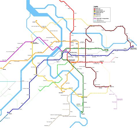 Карта метро тайбэй 94 фото