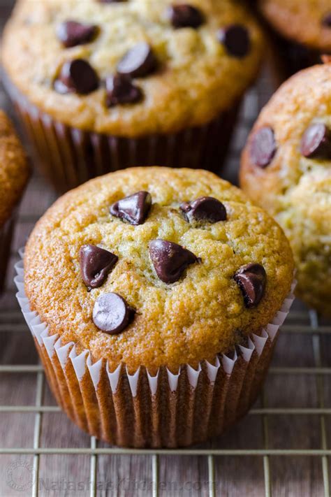 Soft And Moist Banana Muffins With Melty Chocolate Chips Are The Ultimate Treat Banana