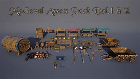 Medieval Assets Packs Vol 1 And 2 In Props Ue Marketplace