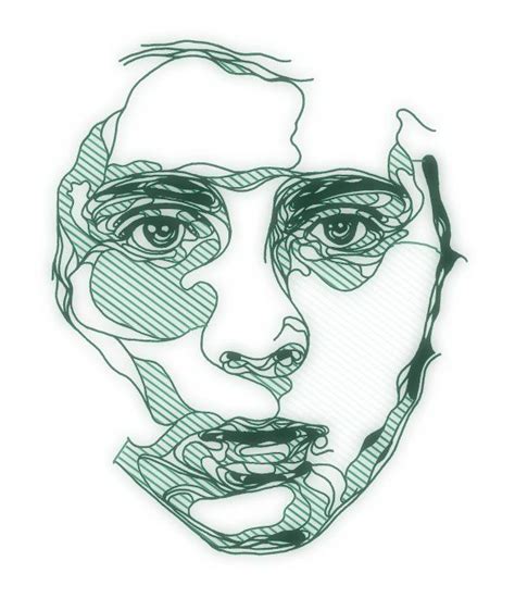 Abstract face single line drawing, line art wall decor, printable minimalist face, black white artwork, modern art instant download. ideas fr 3d pen | diy projects | Pinterest | deviantART and 3d