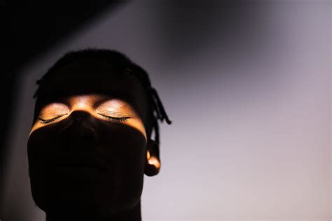Illuminated Eyes Of A Man · Free Stock Photo