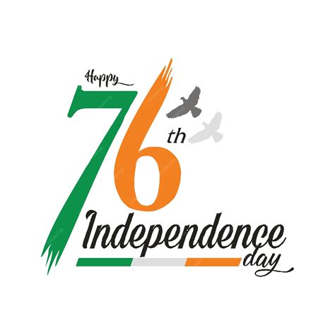 Premium Vector 76 Happy Independence Day Brarata Independence Day