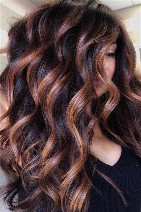54 Unique Hair Color Ideas For Brunettes Fashion Lady Style