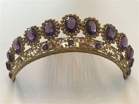 A Gorgeous Amethyst Combe From The First Half Of The Nineteenth Century