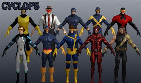 Cyclops Marvel Heroes Xnalara By Xelandis On Deviantart