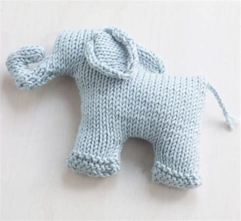 No circular needles are needed because it is knit flat and. Elephant Knitting Patterns | In the Loop Knitting