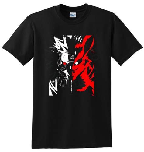 Naruto Kyuubi Nine Tails Face Anime Unisex T Shirt Size S M L Xl Xxl