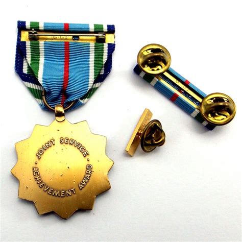 Joint Service Achievement Medal Usa Complete In Case Full Size Medal