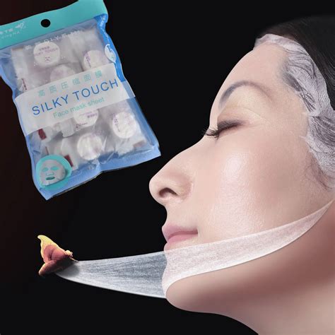 Shellhard 20pcs Pure Cotton Compressed Facial Mask Sheet Diy