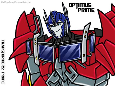 My Drawing Of Optimus Prime From Tfp By Melspyrose On Deviantart
