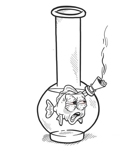 Mweed Bongs Coloring Pages