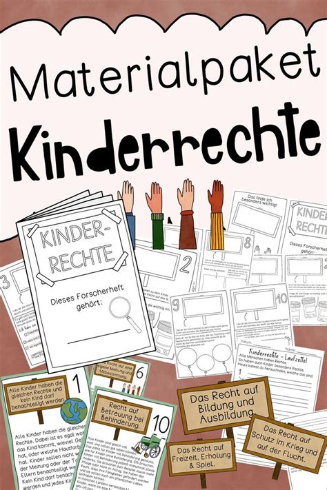 Kinderrechte Material Grundschule Materialpaket Mit Forscherheft Stationen And Bildkarten In