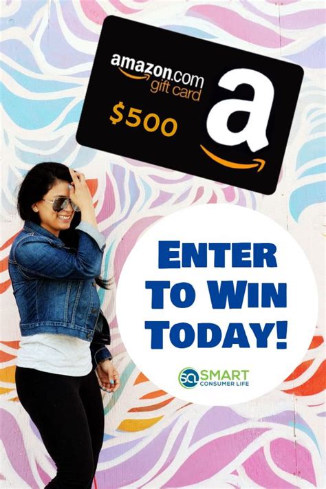 How to get an amazon gift card in the uk? Win $500 Amazon Gift Card! | Smart Consumer Life in 2020 ...