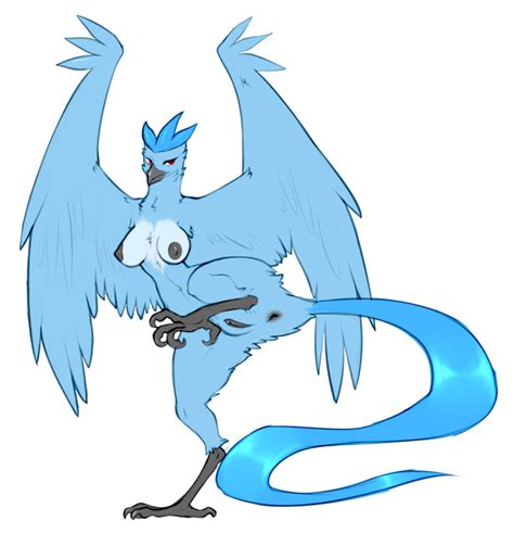 Rule 34 Anthro Anthrofied Anus Articuno Avian Beak Breasts Claws