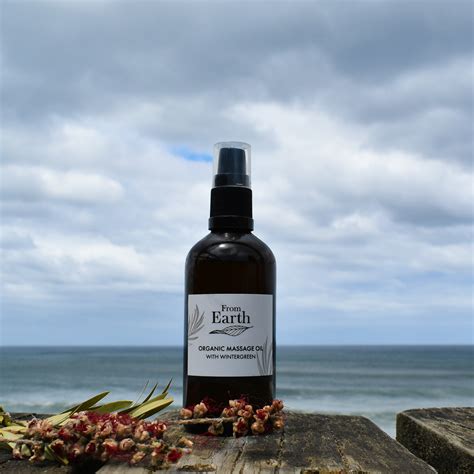 From Earth › Organic Massage Oil With Wintergreen And Camphor