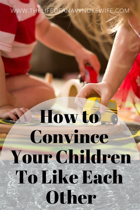 How To Convince Your Children To Like Each Other