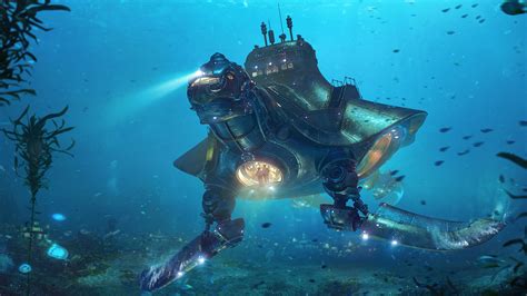 Artstation Turtle Submarine