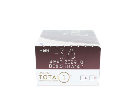 PostalContacts Com Dailies Total 1 30 Pack Contact Lenses