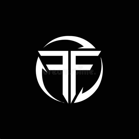 Ff Logo Monogram Design Template Stock Vector Illustration Of Logo
