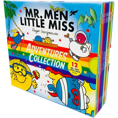 Mr Men And Little Miss Adventures Collection 12 Books Box Set By Roger