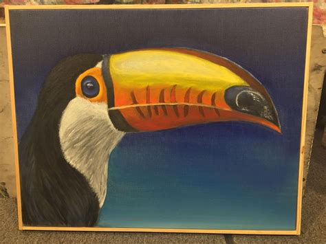 Toucan Oil On Canvas Ireddit Submitted By Matt Vincent To R