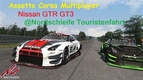 Assetto Corsa Nissan GTR GT3 MP Nordschleife Tourist 60fps YouTube
