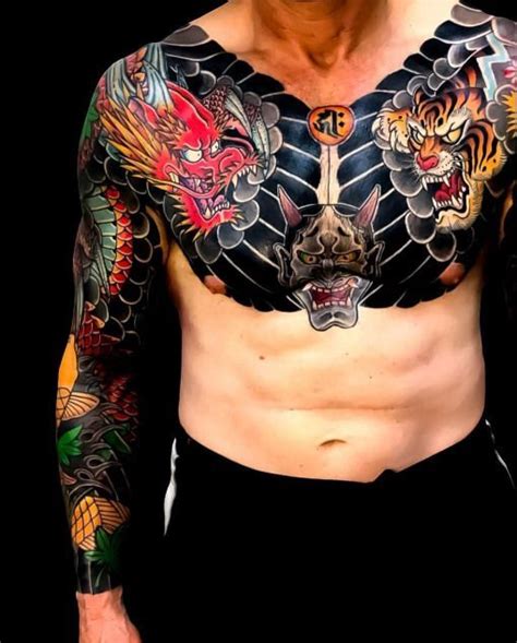 350 japanese yakuza tattoos with meanings and history 2020 irezumi designs chest tattoo