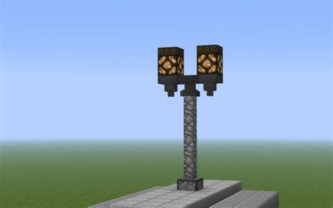 The daylight sensor sends out the redstone signal, whenever it receives sunlight. Minecraft Lamp Post - using hoppers and an anvil with ...