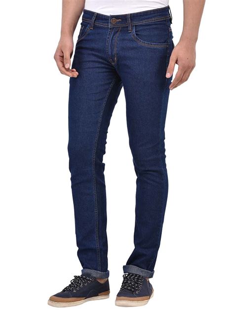 Buy Dark Blue Light Washed Jeans For Men From Stylox For ₹629 At 37