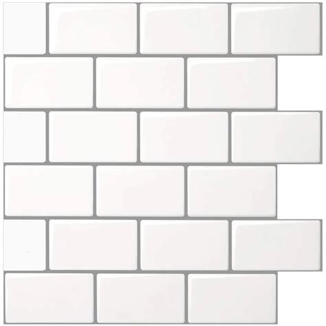 Self Adhesive Bathroom Wall Tiles 3d Tile Sticker Waterproof Peel And