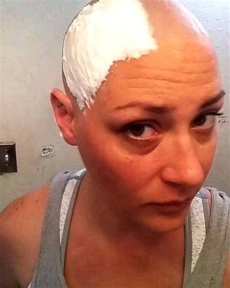 Pin By Lee S On Hair Dare Smooth Razor Shave Bald Shaved Head Bald Women Balding