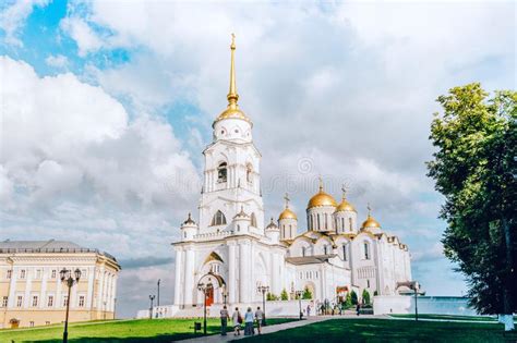 The Holy Dormition Cathedral In Vladimir City Stock Photo Image Of